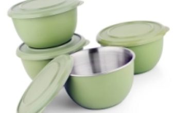 Microwave Safe Stainless Steel Plastic Coated Serving Bowl