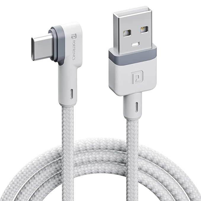 Portronics Konnect L POR-1403 3A Type-C Cable Price in India | Fast Charging & Sync Cable Review 2025