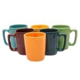 Ceramic Coffee Mugs, 250 ml, Set of 6