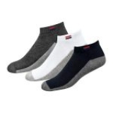 Cotton Solid Ankle Socks