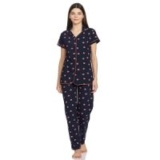 Fabme Cotton Printed Night Suit Set