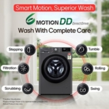 LG 9 Kg 5 Star AI Direct Drive Front Load Washing Machine