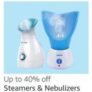 Amazon : Steamers & Nebulizers Up to 40% off