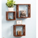Woodkartindia Modern Design Wooden Wall Shelves