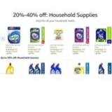20% – 40% off on Household Supplies